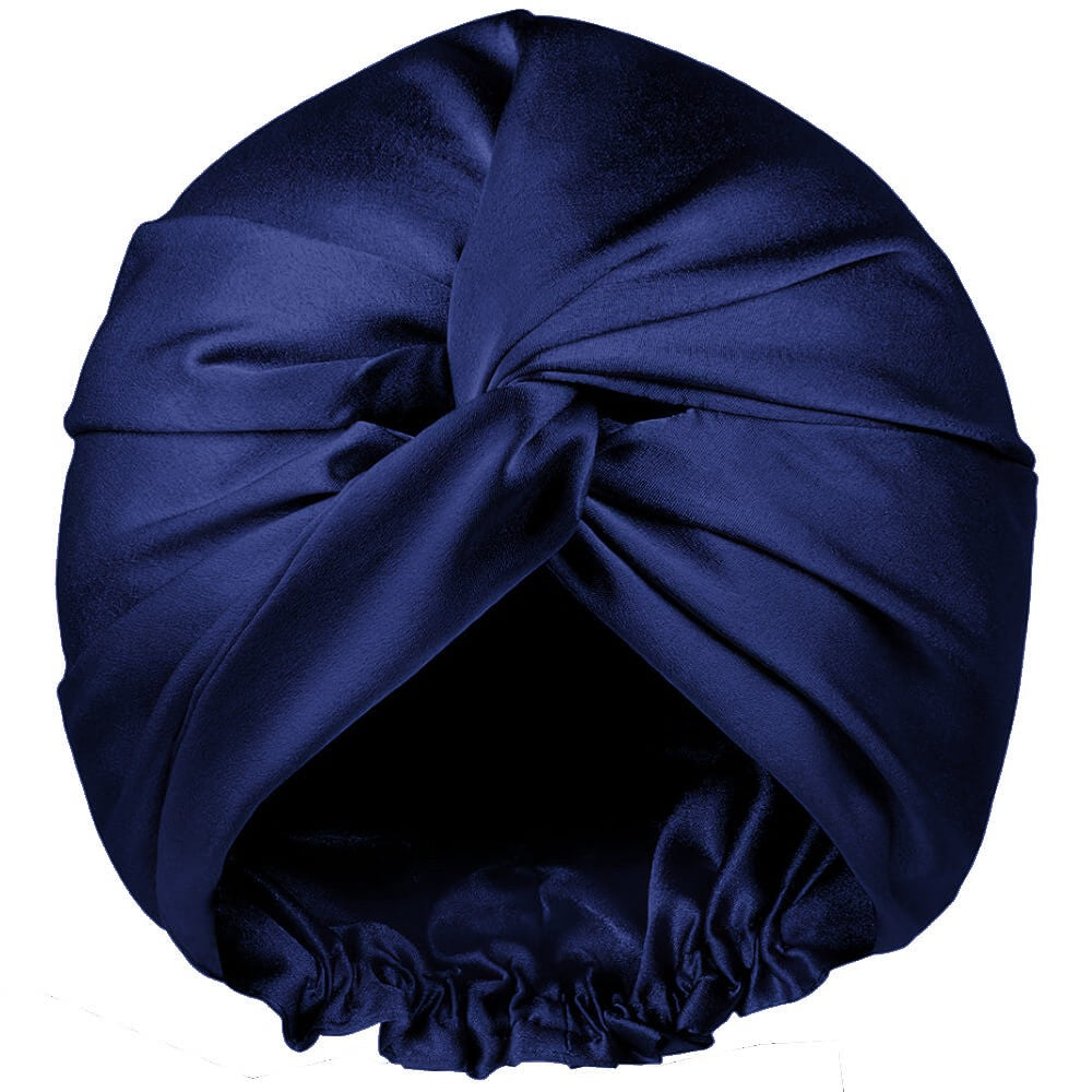 100% Mulberry Silk Bonnet for Hair and Skin Sleep Cap Natural Silk 22 Momme with Elastic Band