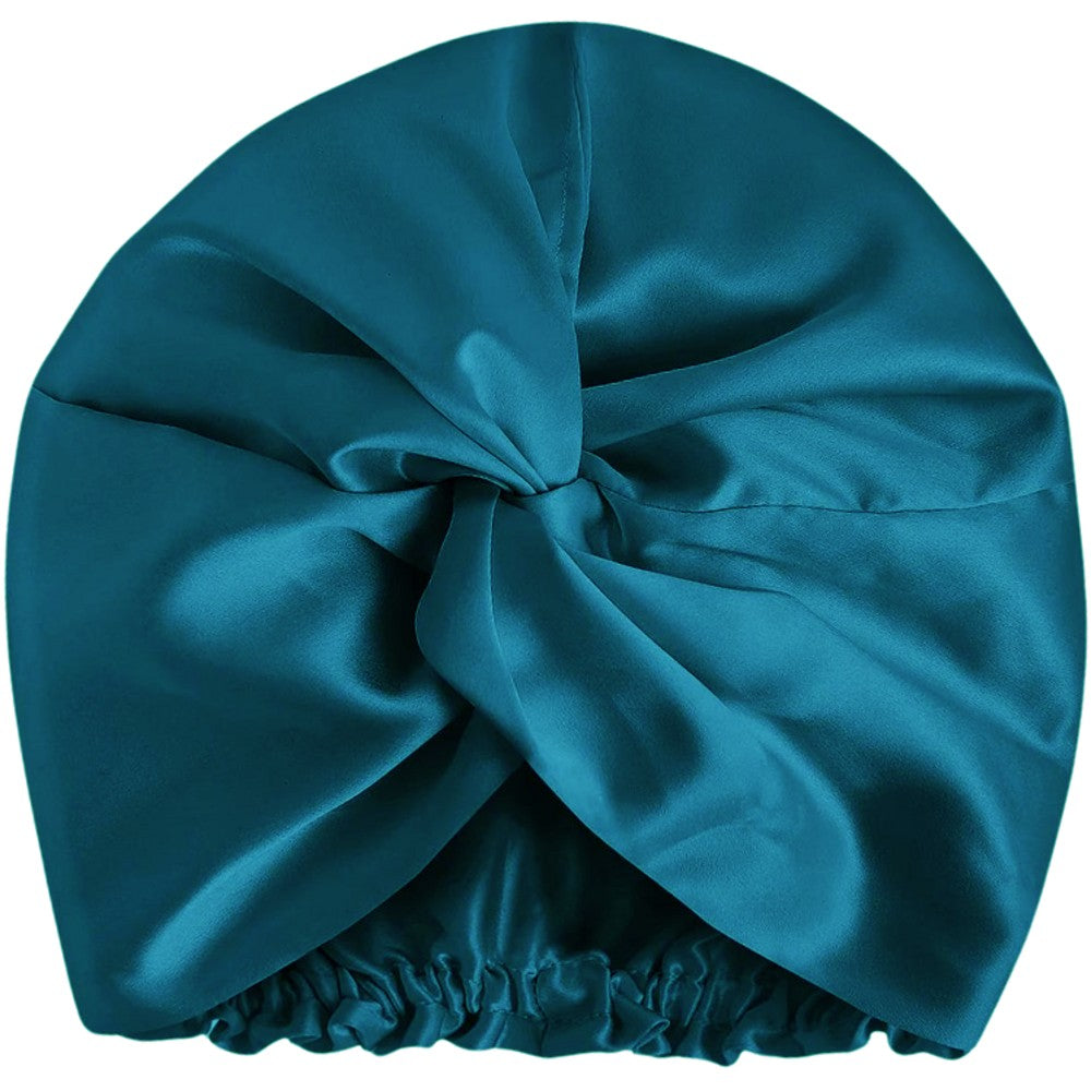 100% Mulberry Silk Bonnet for Hair and Skin Sleep Cap Natural Silk 22 Momme with Elastic Band