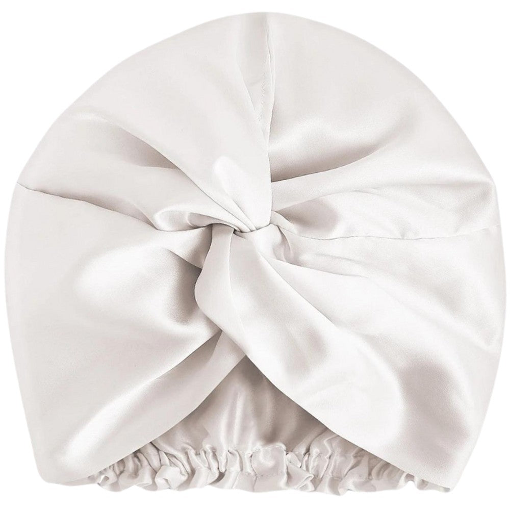 100% Mulberry Silk Bonnet for Hair and Skin Sleep Cap Natural Silk 22 Momme with Elastic Band