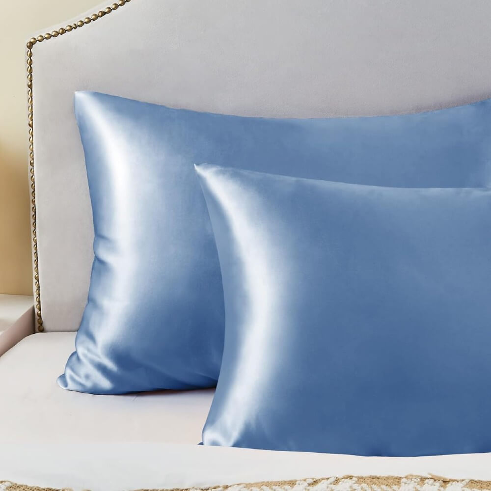 Satin Pillowcase for Hair and Skin Pillow Cases Standard Size Super Soft with Envelope Closure