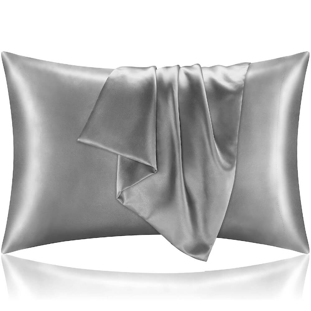 Satin Pillowcase for Hair and Skin Pillow Cases Standard Size Super Soft with Envelope Closure