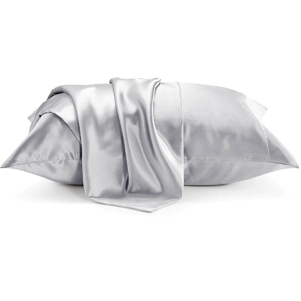 Satin Pillowcase for Hair and Skin Pillow Cases Standard Size Super Soft with Envelope Closure