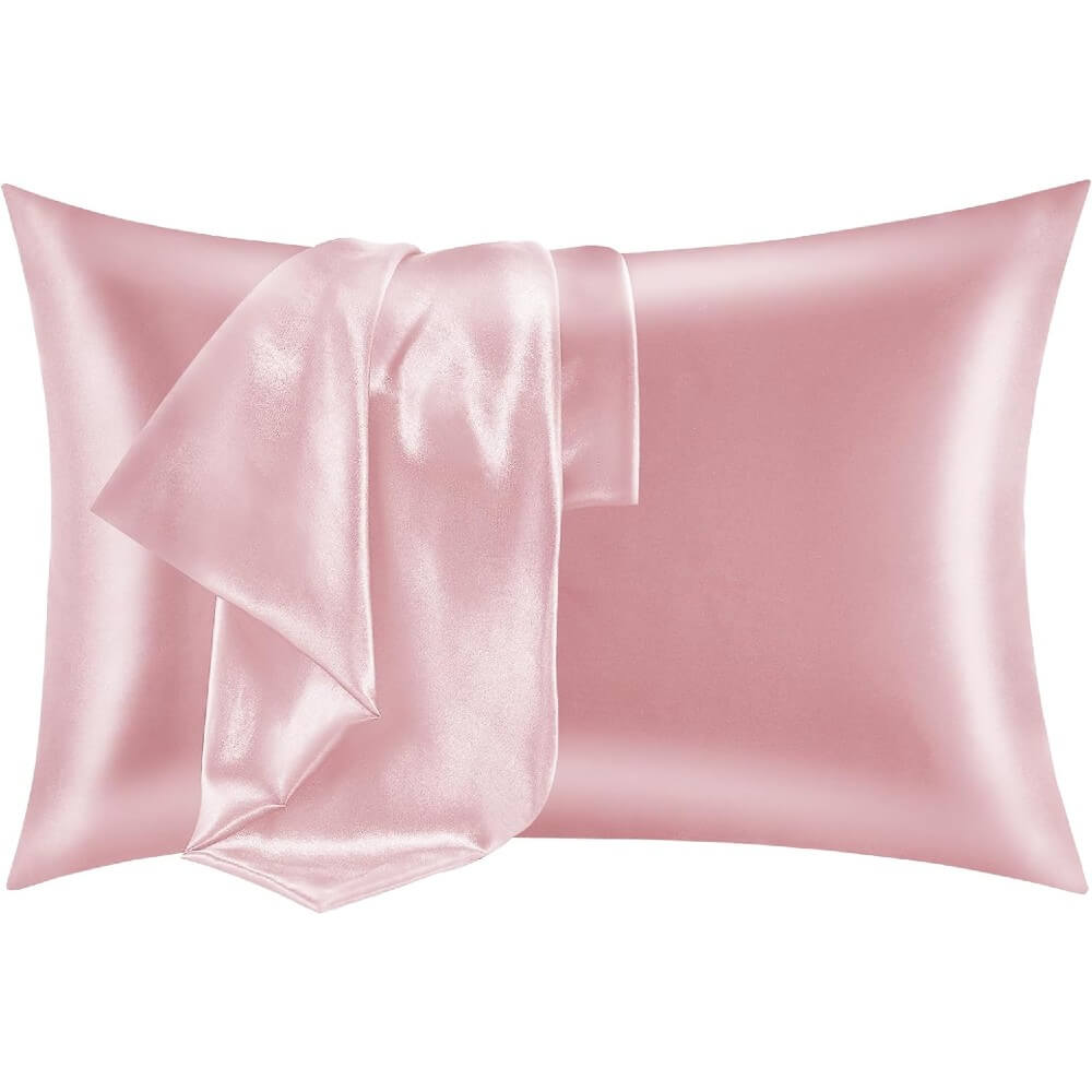 Satin Pillowcase for Hair and Skin Pillow Cases Standard Size Super Soft with Envelope Closure